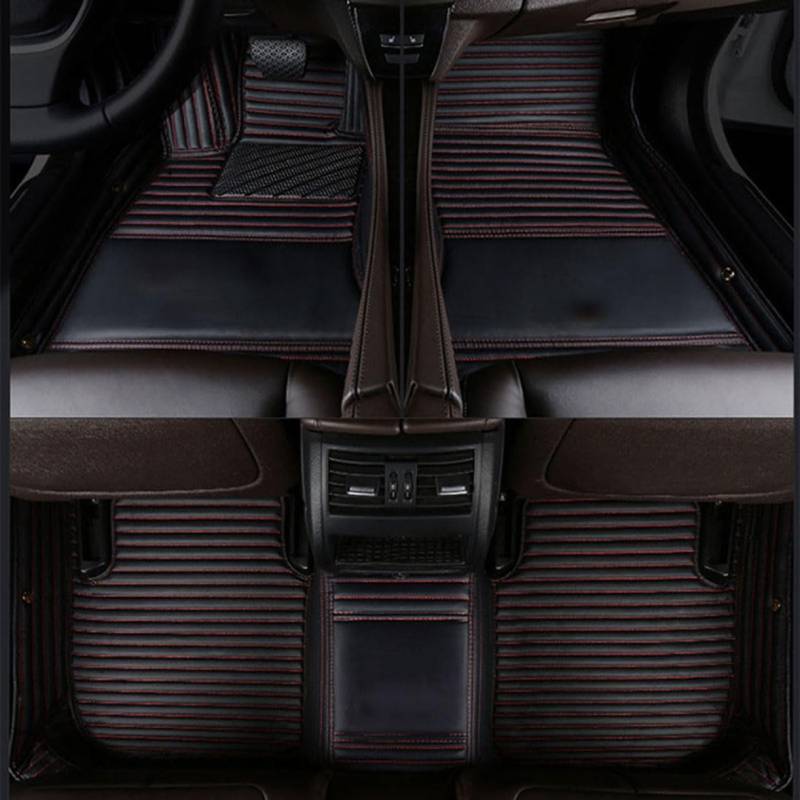 Auto-Fußmatten,Auto-Fußmatten mit voller Abdeckung,Auto-Boden-Zubehör,für Renault Vel Satis 2002-2009,B-Black Rice Single Layer von Ydxlcsyy