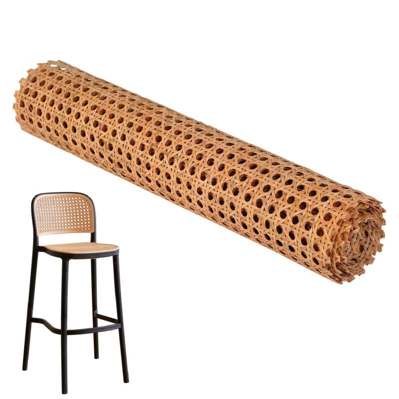 Wiener Geflecht Rattan-Gurtband, Handgemachtes Nylonverstärktes DIY-Wabengitterstuhl Stuhlflechtrohr, Geflochtener Schlauchstoff für Projekte & Dekoration Handwerk (60X150CM) von Yearninglife
