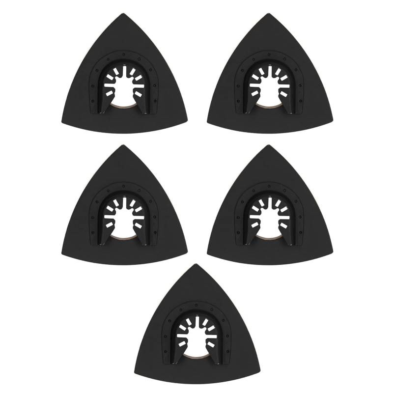 Dreieckiges Polierpad, Filz-Polierpad, Woll-Polierpad mit Basis aus Legiertem Stahl für Oszillierendes Werkzeug, Edelstahl, Chrom, Gold, Silber, Messing, Glasierter Stein von Yechiry