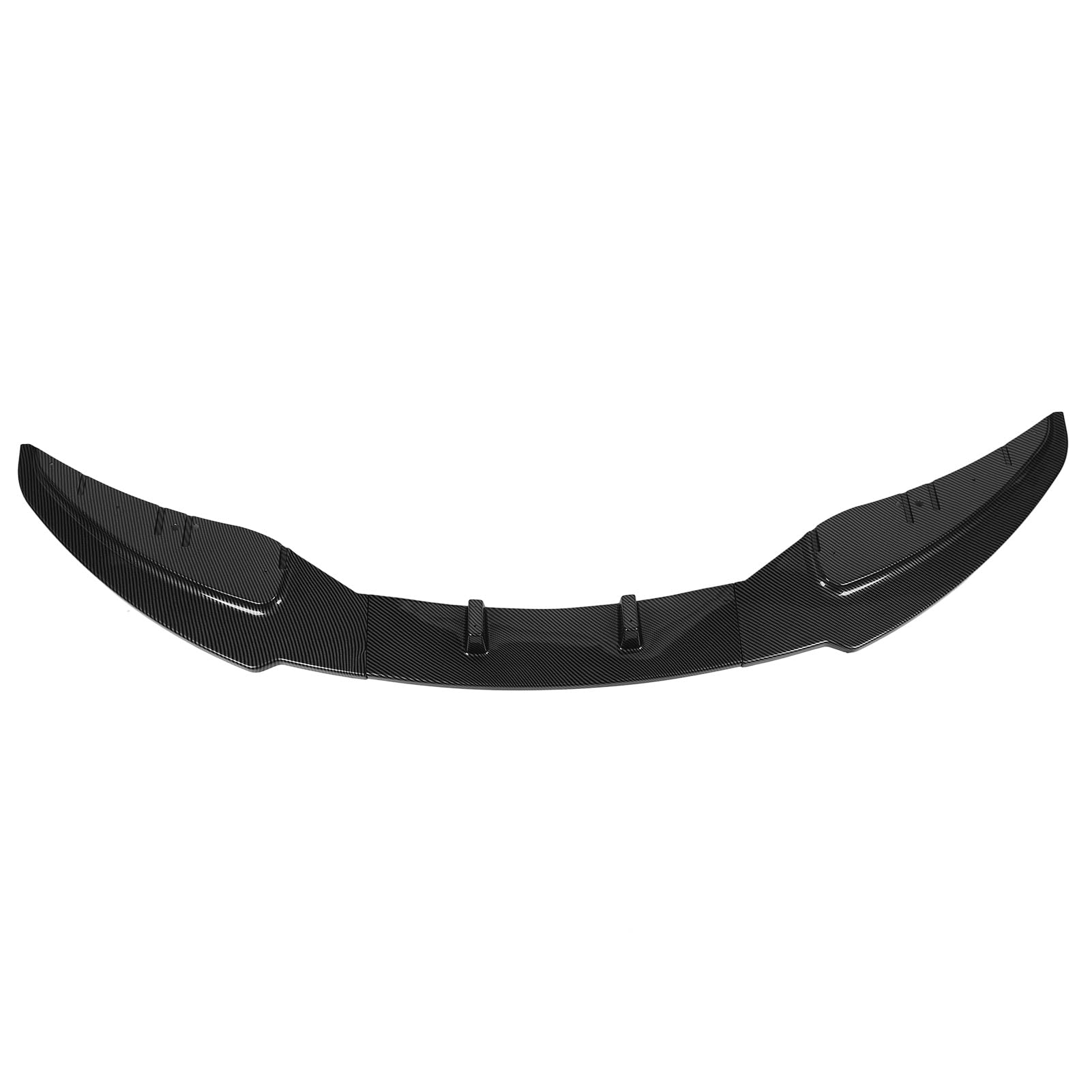 Vordere Stoßfänger Lippenspoiler, Hard-Stoßfänger Lip Guard Lip Chin Spoiler für 1 Serie E81 E82 E87 E88 LCI Standard Edition 2008-2011 (Kohlefaser-Stil) von Yechiry