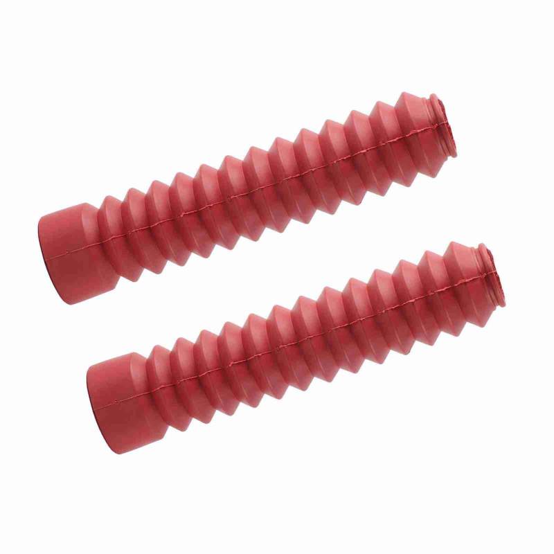 Yechiry 210,5 X 42 Mm -Frontgabelabdeckung, Gamiters Gators Staubdämpfung Staubschutz mit Elastizität für die Meisten Motorräder (Rot) von Yechiry