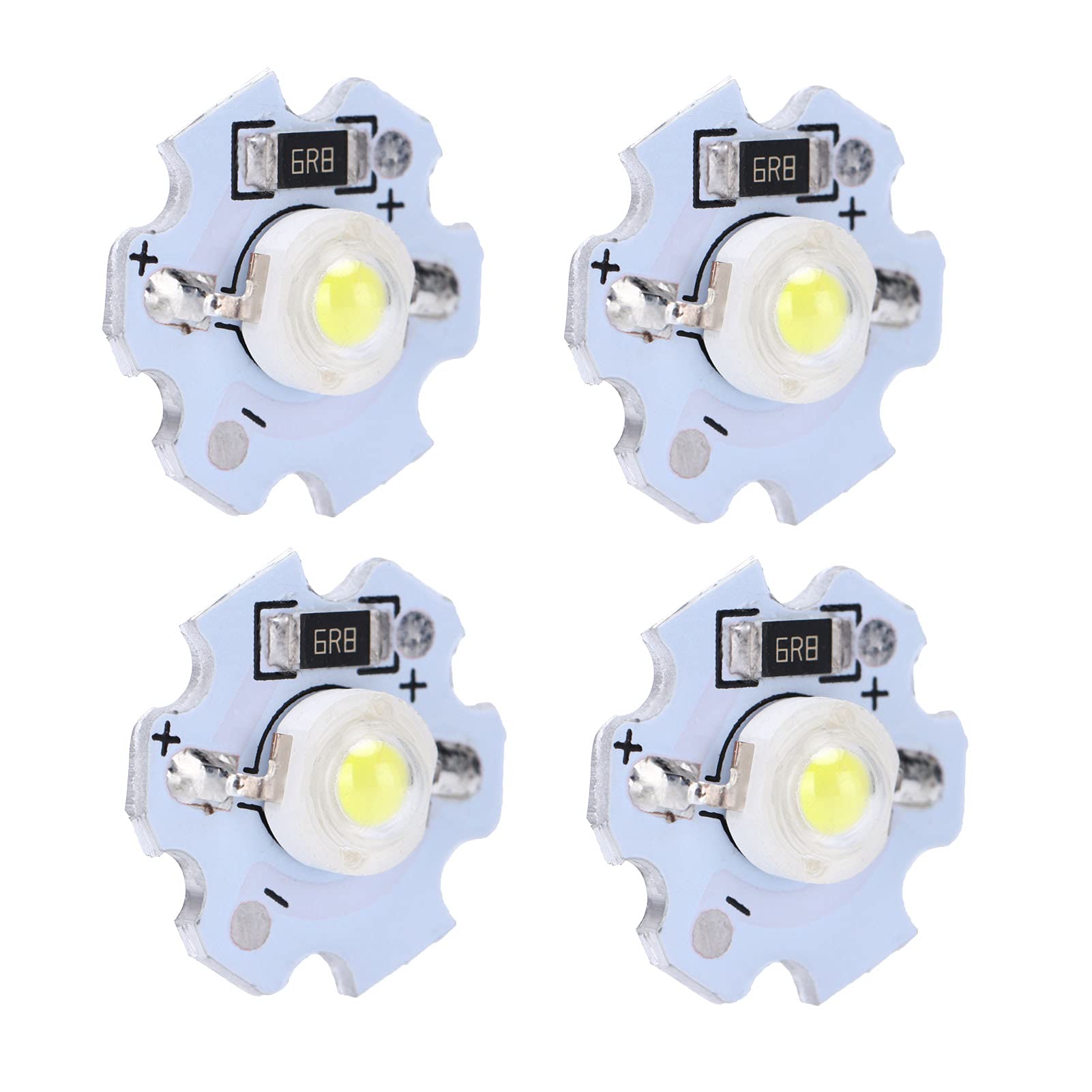Yechiry 25pcs 5V LED -Chips 1W Leichtperlen, Hohe Leistung für DIY -Beleuchtungskörper, Starker, Schockdes Aluminiumsubstrat, (kühles weißes Licht) von Yechiry