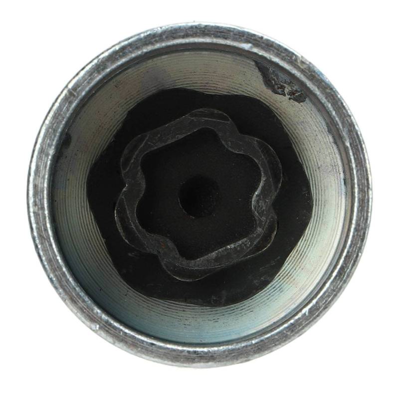 Yechiry Anti -Diebstahl Lugnut Socket Wheel Lock Taste Remover -Werkzeug für 1 3 5 6 7 Serie X1 X2 X3 X4 X5 X6 Z4 mit Metallmaterial Rostof (059) von Yechiry