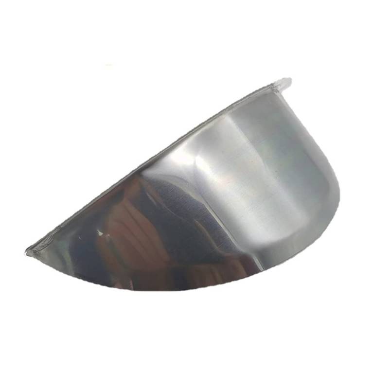 1PC Chrome Metall Universal Motorrad Scheinwerfer Visier Motorrad Front Lampe Wasserdichte Abdeckung Objektiv Für Honda Yamaha Kawasaki Harley von Yecnecty