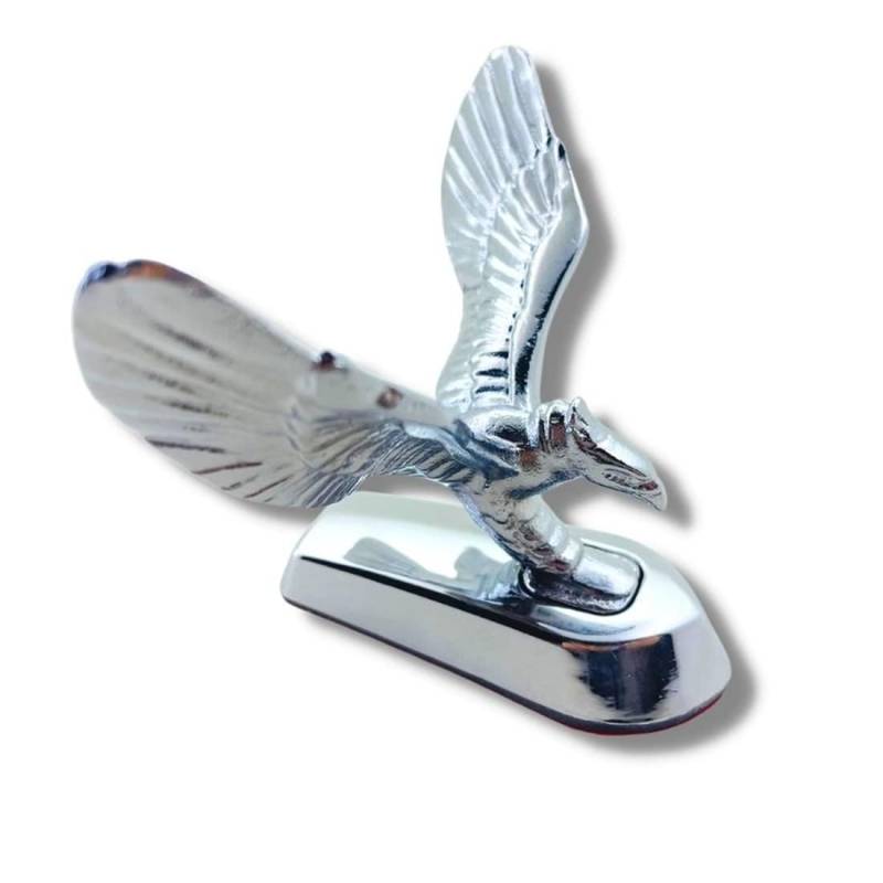 3D-Emblem Adler Auto Auto Frontabdeckung Chrom Haube Ornament Aufkleber Abzeichen Motorhaube Motorrad Dekoration Styling Zubehör von Yecnecty