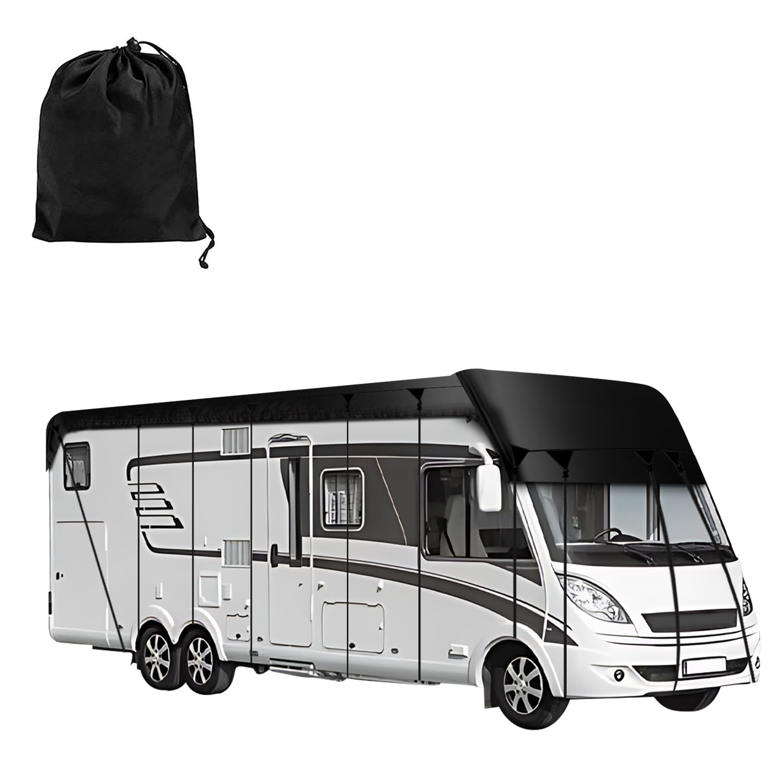 YedZen Wohnwagen Schutzhülle 6,5 x 3 m, 210D Oxford-Stoff Wohnmobil Schutzdach, Wasserdicht UV-Strahlung Wohnmobil Dachschutzplane Abdeckung Abdeckplane Wohnmobilabdeckungen Wohnwagenabdeckung YedZen Wohnwagen Schutzhülle 6,5 x 3 m, 210D Oxford-Stoff Wohnmobil Schutzdach, Wasserdicht UV-Strahlung Wohnmobil Dachschutzplane Abdeckung Abdeckplane Wohnmobilabdeckungen Wohnwagenabdeckung von YedZen