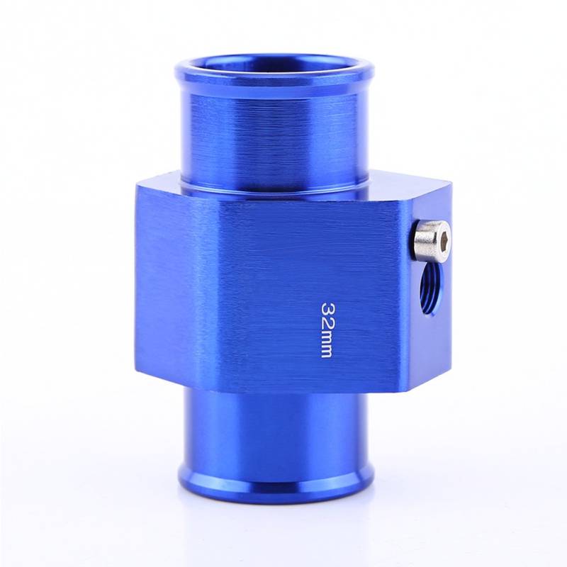 Universal-Wassertemperatursensor-Adapter Auto-Aluminium-Wassertemperatur-Verbindungsrohrschlauch-Temperatursensor-Adapter Blau(32mm) von Yeepin