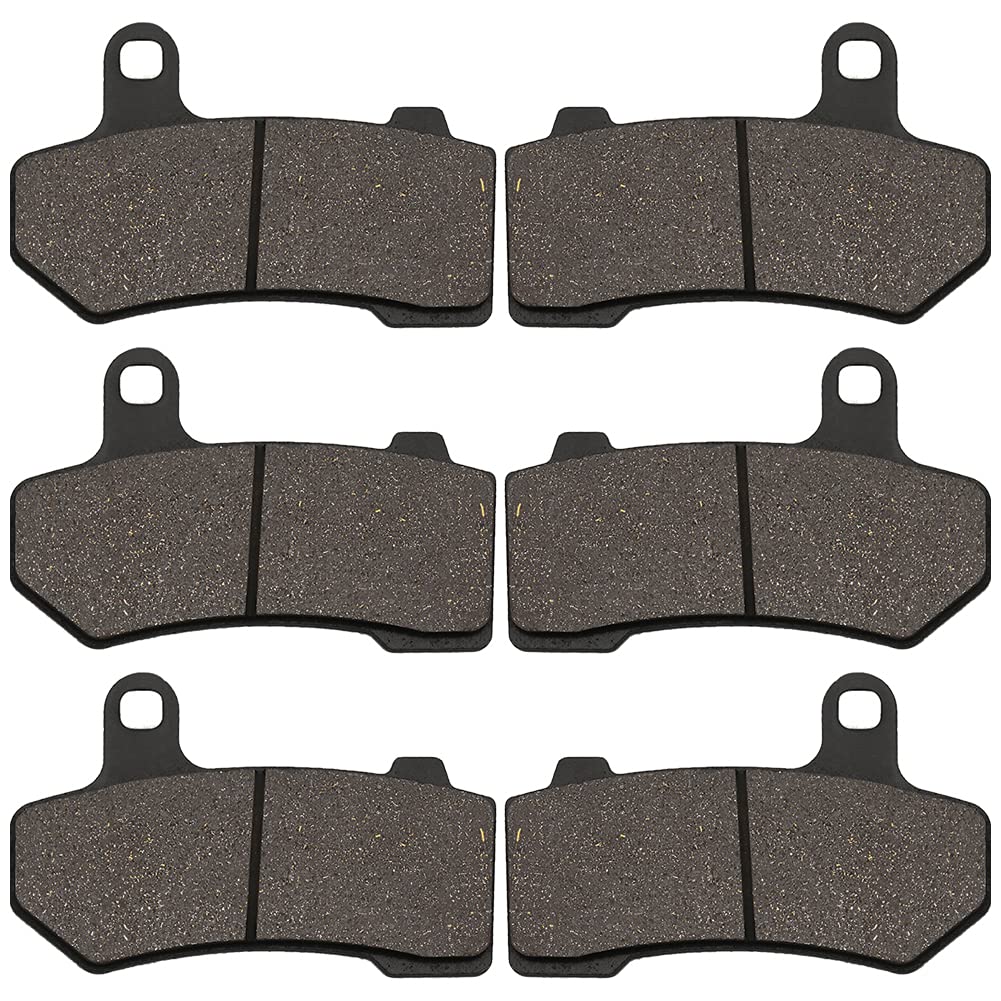 Yerbay Bremsbeläge Vorne/Hinten für Harley Davidson Touring FLHR FLHRC Road King 08-16/ FLHT FLHTC FLHTCU FLHTK 08-16/ FLHX Street Glide 08-16/ FLTR FLTRU FLTRX Road Glide 08-16 Yerbay Bremsbeläge Vorne/Hinten für Harley Davidson Touring FLHR FLHRC Road King 08-16/ FLHT FLHTC FLHTCU FLHTK 08-16/ FLHX Street Glide 08-16/ FLTR FLTRU FLTRX Road Glide 08-16 von Yerbay