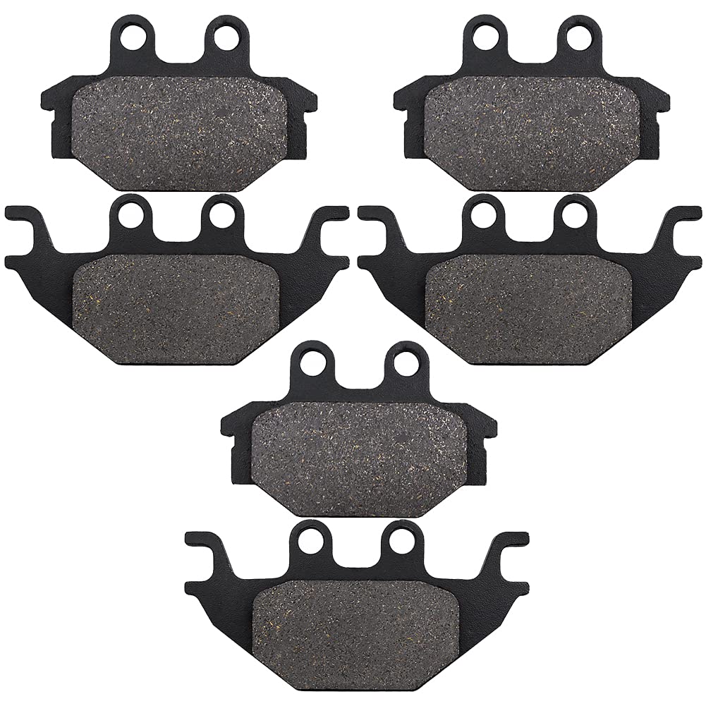 Yerbay Bremsbeläge Vorne/Hinten für SYM Quadlander 300 2007-2010/ Quadlander 300 S 2007-2015/ Quadraider 600 2008-2015/ Quadraider 600 LE Quad 2010-2015 Yerbay Bremsbeläge Vorne/Hinten für SYM Quadlander 300 2007-2010/ Quadlander 300 S 2007-2015/ Quadraider 600 2008-2015/ Quadraider 600 LE Quad 2010-2015 von Yerbay