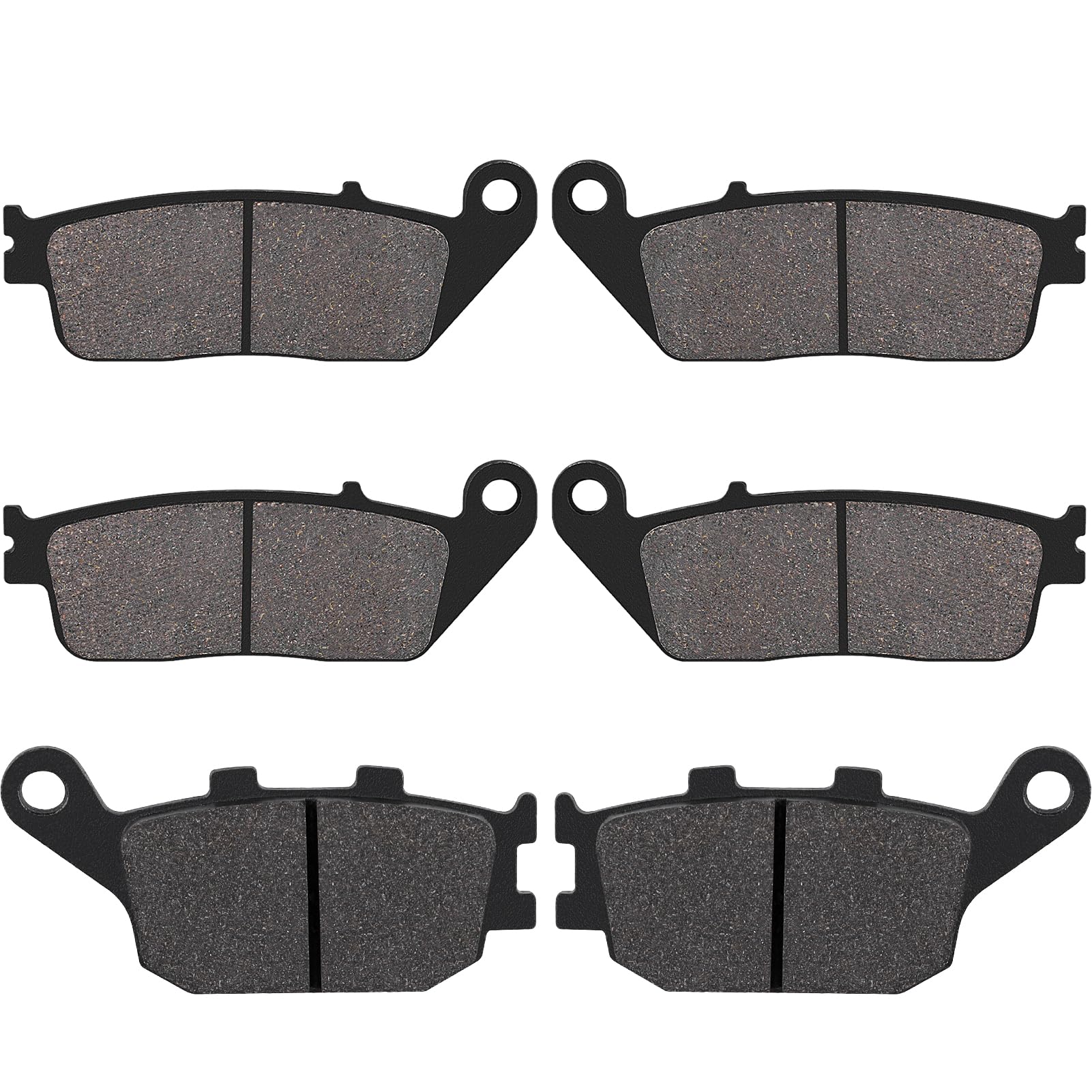 Yerbay Bremsbeläge Vorne/Hinten kit für Honda CB 600 F Hornet (98-06)/ CBF 600 N/S (04-09) (Non ABS) SA NA (ABS) (04-06)/CBF 1000 (Non ABS) (06-15) von Yerbay