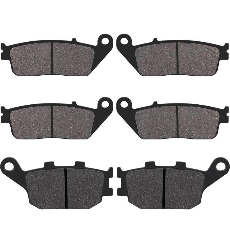 Yerbay Bremsbeläge Vorne/Hinten kit für Honda CB 600 F Hornet (98-06)/ CBF 600 N/S (04-09) (Non ABS) SA NA (ABS) (04-06)/CBF 1000 (Non ABS) (06-15) von Yerbay