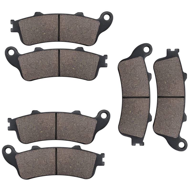 Yerbay Bremsbeläge Vorne/Hinten kit für Honda XL 1000 V Varadero (No ABS) 1999-2006 von Yerbay