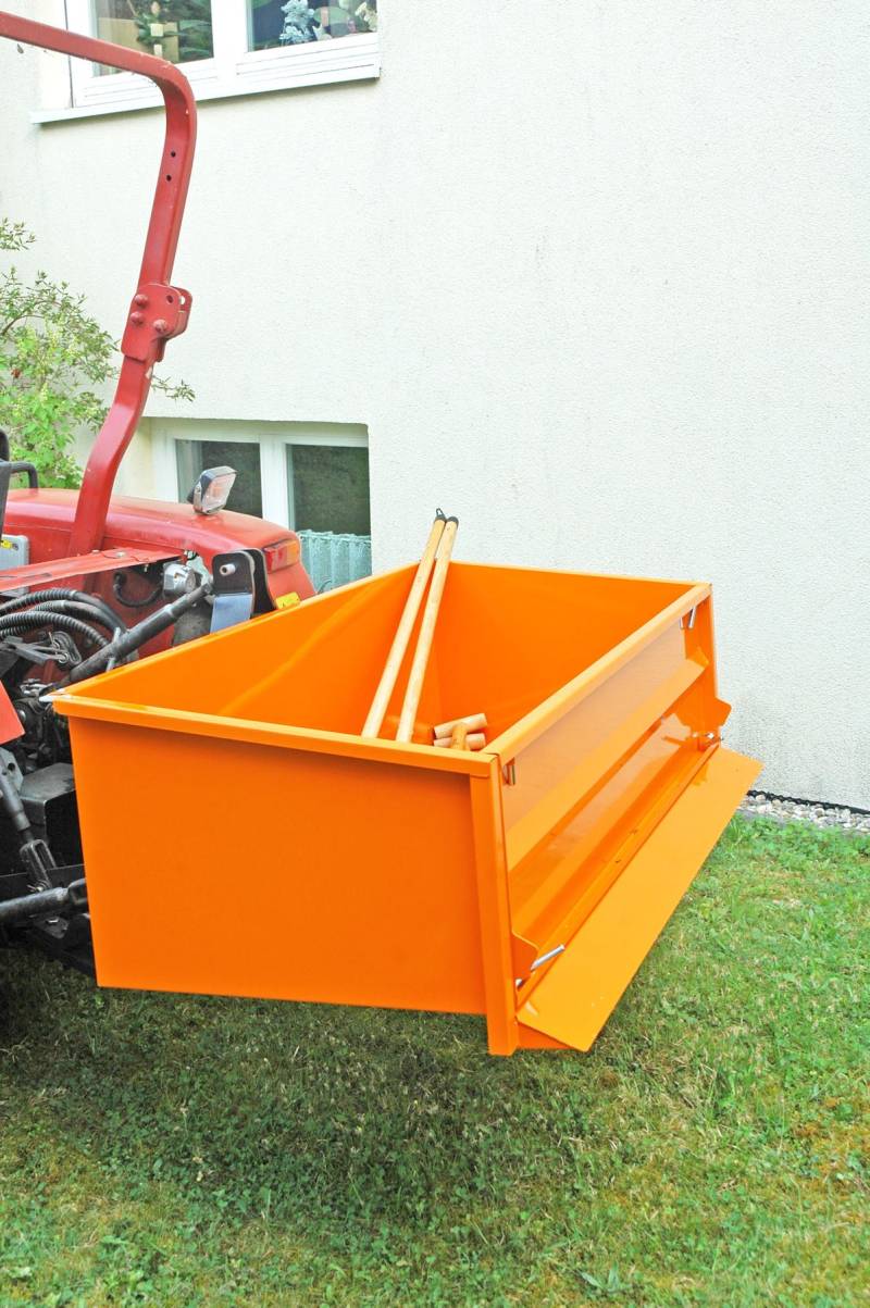 YERD Transportmulde für Traktor/Heckcontainer/Transportbox/Kippmulde mit Kat1 Anschluss (150 cm) von Yerd