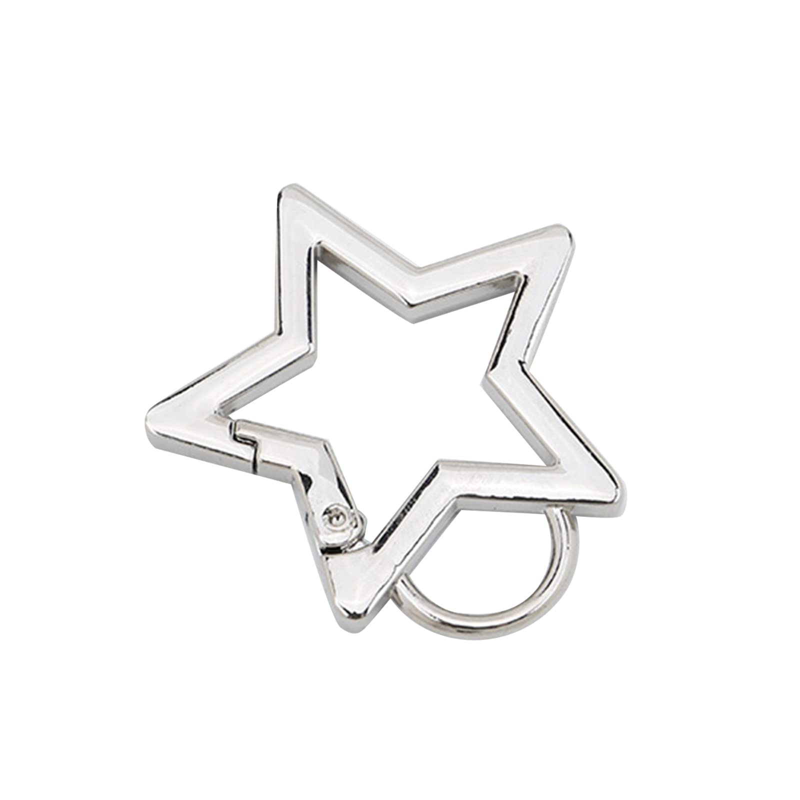 Yeselino Sternförmiger Edelstahl Schlüsselanhänger Clip Karabinerhaken Karabinerhaken Clip Schlüsselhalter Yeselino Sternförmiger Edelstahl Schlüsselanhänger Clip Karabinerhaken Karabinerhaken Clip Schlüsselhalter von Yeselino