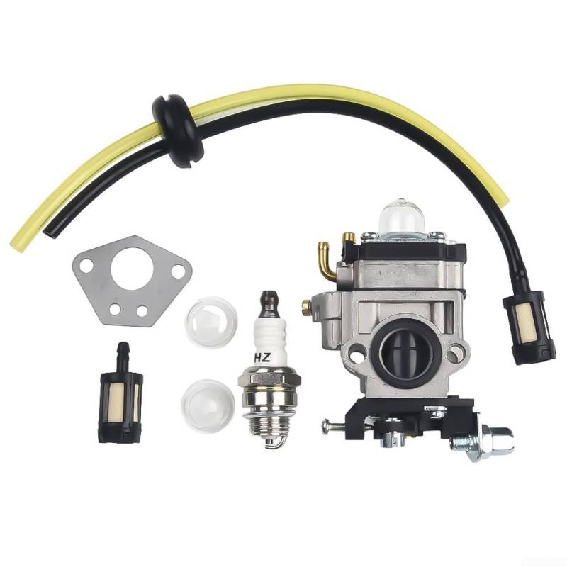 Yhenlovtt Ersatz-Vergaser-Kit für Florabest FBS 43 A1 FBK 4 B2 4-in-1 4 A1 2 A1 Rasentrimmer-Teile, langlebiges Metall von Yhenlovtt