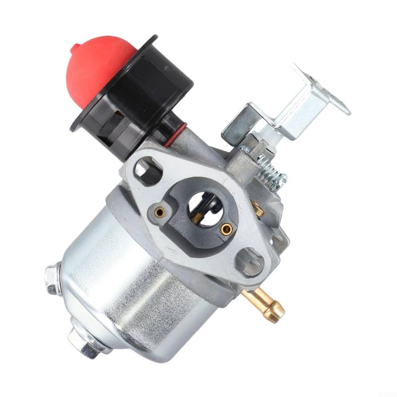 Yhenlovtt Hochwertiges 1P56F Vergaser-Kit für Rasenmäher-Motoren, einfache Installation, Metall mit Glühbirne, optimiert den Kraftstoffverbrauch von Yhenlovtt