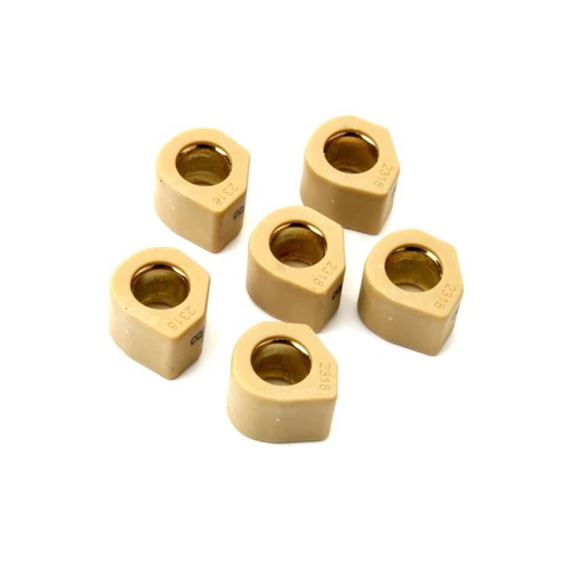 6PC Racing Variator Gewicht Set 23x1 8mm 19,2g 20g for Piaggio X9 250cc Roller Motor Teile(23x18mm 20g) von YhfAbd