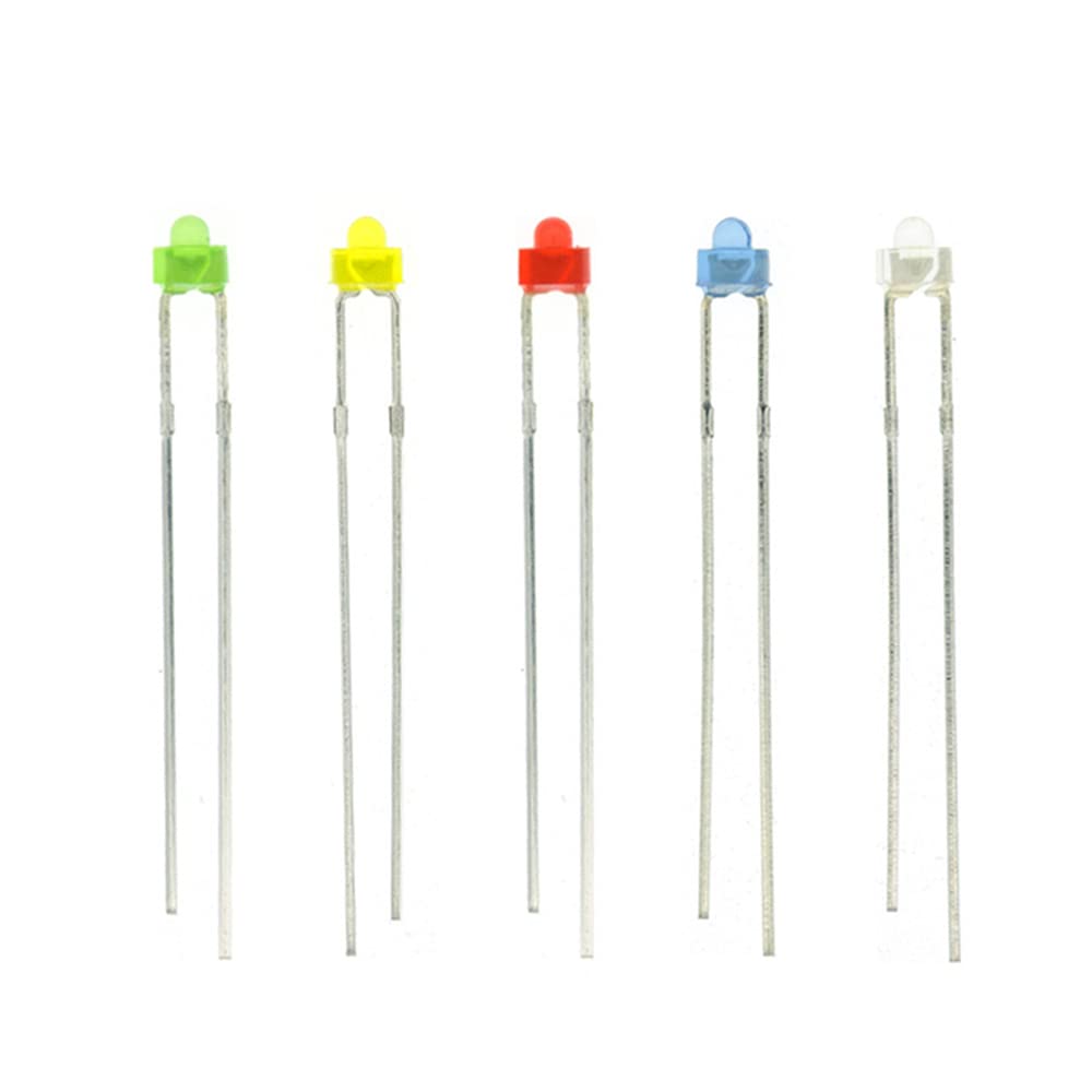 100 pcs 1,8 mm LED -Diodenlicht diffus,5 Color Each 20pcs 100 pcs 1,8 mm LED -Diodenlicht diffus,5 Color Each 20pcs von Yhloubb