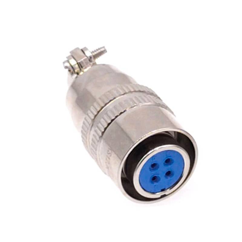 1PCS XS12 12 mm 3A 400V Aviation Connector Schneller Push-Pull-Stecker,Female plug,4P von Yhloubb