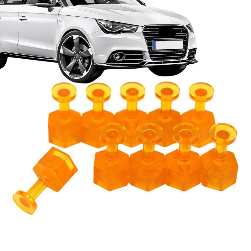Auto Dent Puller - 10pcs Dent Repair Kit - Bridge Puller - Dent Repair Kit with Gold Dent Puller Lifter, Dent Removal Kit For Car, Glass Ceramic And Mobile Phone LCD Screen, Dent Remover For Car von Yhsioaklo