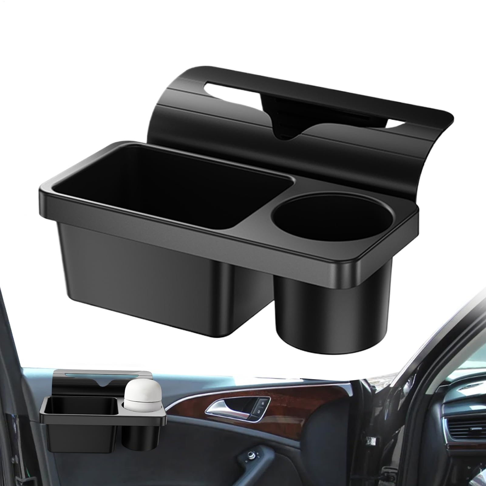 Flugzeug Fenster Getränkehalter ABS | Rutschfester Autotür Becherhalter mit Stauraum & Handyablage – Multifunktionale Aufbewahrungsbox für Reisen, Camping, Familienauto & Rücksitztasche Flugzeug Fenster Getränkehalter ABS | Rutschfester Autotür Becherhalter mit Stauraum & Handyablage – Multifunktionale Aufbewahrungsbox für Reisen, Camping, Familienauto & Rücksitztasche von Yhsioaklo
