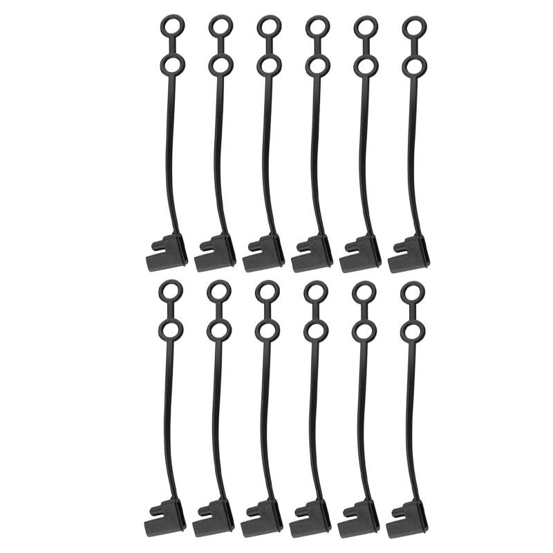 12 Pcs Hohe Temperaturen Resistente 2Pin Stecker Solaranschlüsse Caps Accessoire Für Camping Und Solaranlagen von YiQinzcxg