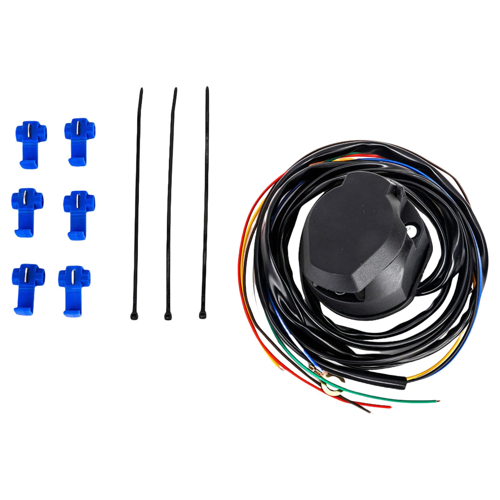 YiQinzcxg Weatherof 7 Pin Anhängeranschluss 1 5 M Draht Flexible Federdesign Für Einen Sicheren Und Stabilen Stromübertragung Während Der Reisen von YiQinzcxg