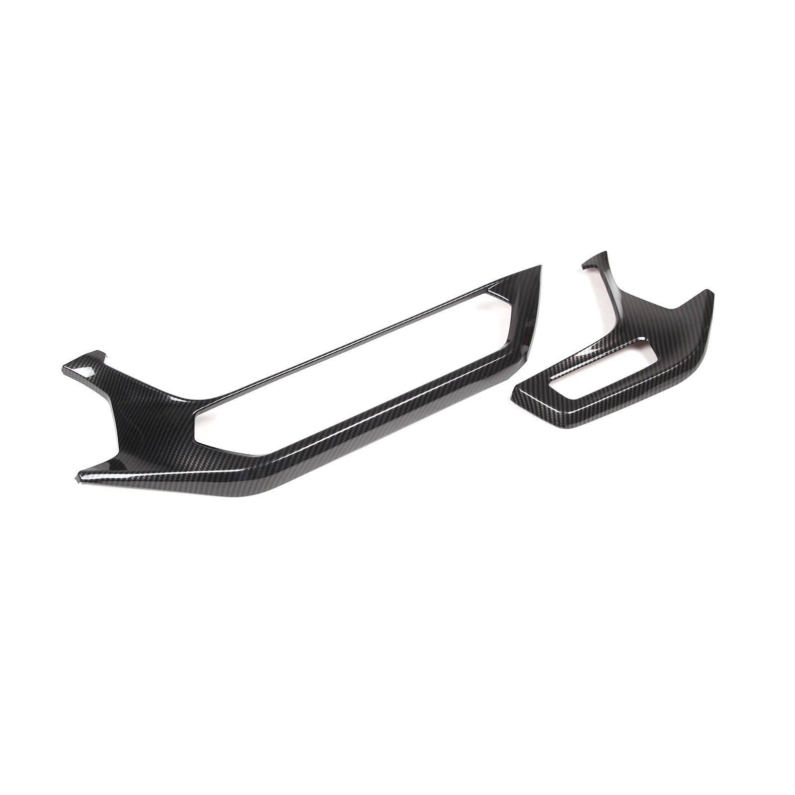 Car Center Konsole Luftventilation Conditioner Ausgangsrahmen Passend für 2020-2023 Auto 2 Serie / 1 Serie Hatchback Car Center Konsole Trim ABS Carbon Fiber Texture Luftauslassrahmen (LHD) von YinanIutos