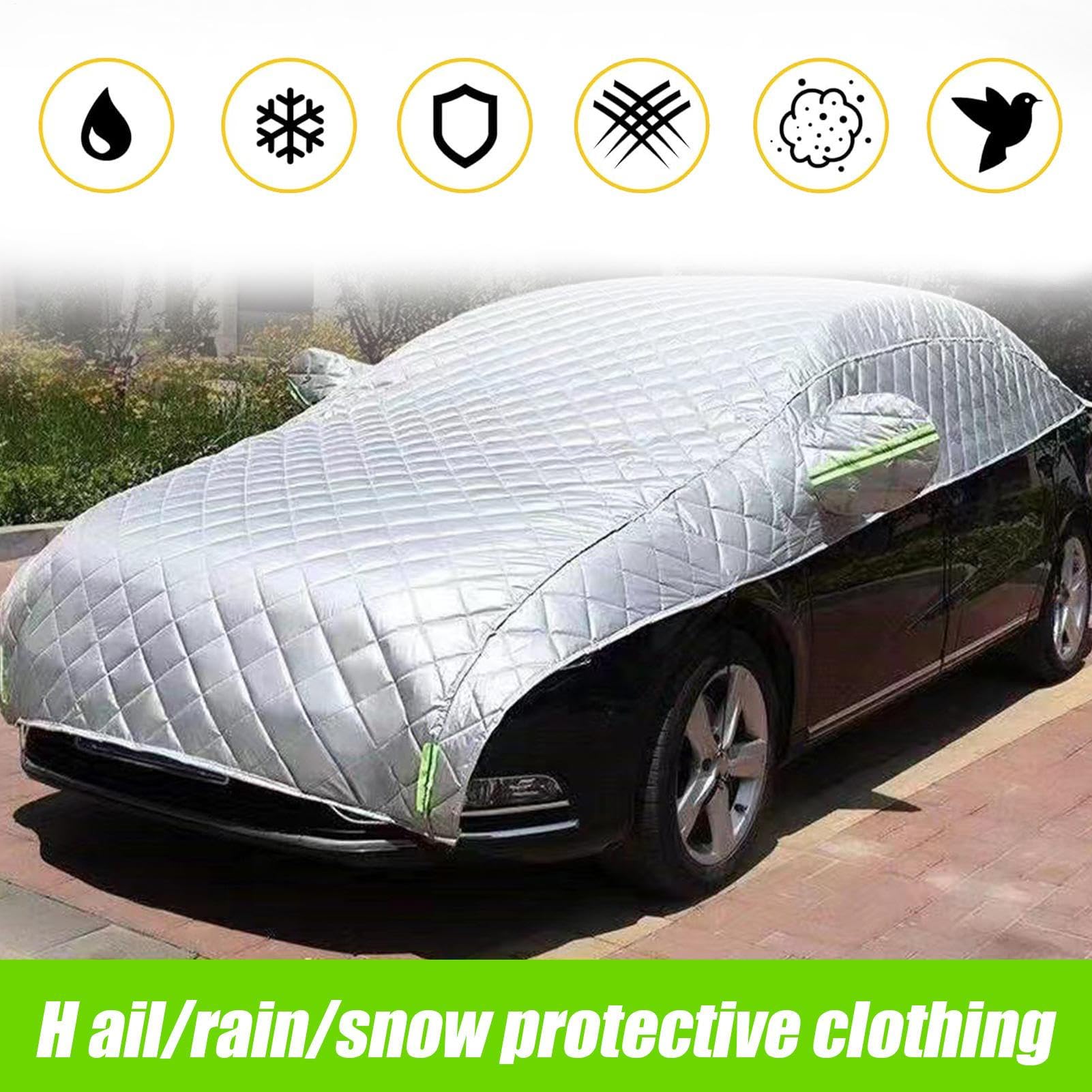Yiohejy Automotive Schneeabdeckung - Regen & Schnee Komplettabdeckung Wetterfest | Staubdichte Sonnenabdeckung Mit Verstellbaren Riemen Für Extreme Witterung Yiohejy Automotive Schneeabdeckung - Regen & Schnee Komplettabdeckung Wetterfest | Staubdichte Sonnenabdeckung Mit Verstellbaren Riemen Für Extreme Witterung von Yiohejy