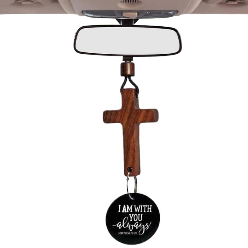 Yiohejy Rückspiegel Deko,Hänge-Dekoration Für Innenspiegel | Religiöser Schmuckanhänger Für Autoinnenraum LKW Zuhause Wohnzimmer Schlafzimmer Kirche von Yiohejy