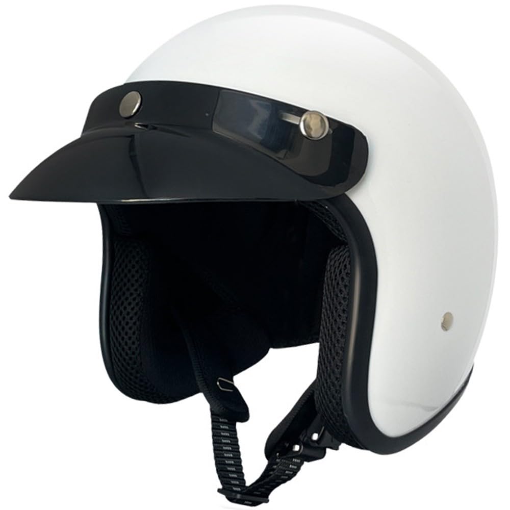 Retro-Jet-Helm mit ECE/DOT, Retro Motorrad Halbhelme Motorradhelm für Herren und Damen Jethelm Retro, Chopper Helm, Scooter-Helm, Offenem Helm, Moped Mofa-Helm, M~XXL Retro-Jet-Helm mit ECE/DOT, Retro Motorrad Halbhelme Motorradhelm für Herren und Damen Jethelm Retro, Chopper Helm, Scooter-Helm, Offenem Helm, Moped Mofa-Helm, M~XXL von Yirunfa