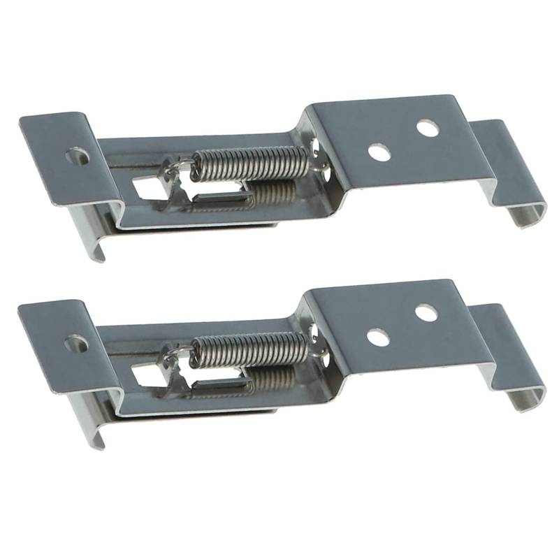 2 Stück Autokennzeichen-Clip-Federhalter für LKW-Autoanhänger 2er-Pack von Yizunnu