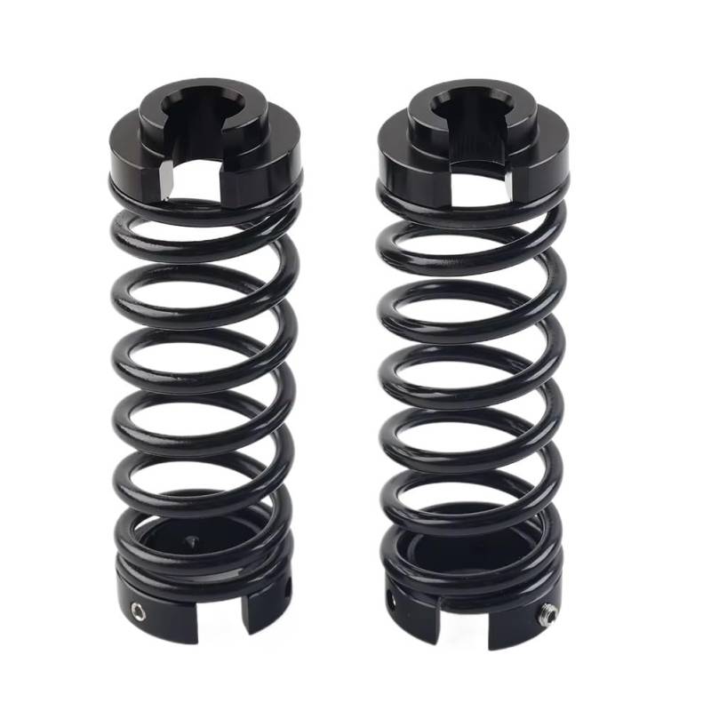 1 Paar Aluminium Motorrad Lift Sitz Frühling Stoßdämpfer Für TMAX Für 500 530 560 Für SX Für DX Stoßdämpfer Federbein(Black) von Ylrng