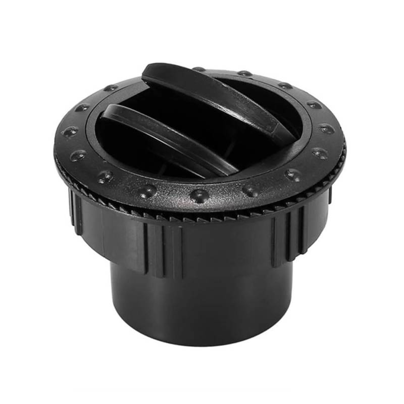 Auto AC Klimaanlage Entlüftung grill Armaturenbrett Klimaanlage Deflektor Auslass Entlüftung Abluftgitter Seitliches Dach Runder Luftauslass Für Auto Bus Wohnwagen(A Black) von Ylrng