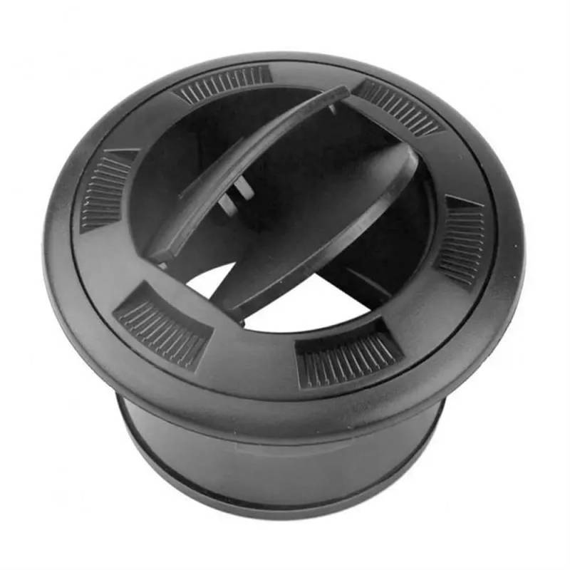 Auto AC Klimaanlage Entlüftung grill Auto Schwarz Verschließbar Drehbar 75mm Armaturenbrett Air Vent Outlet Klimaanlage Deflektor Seite Dach von Ylrng