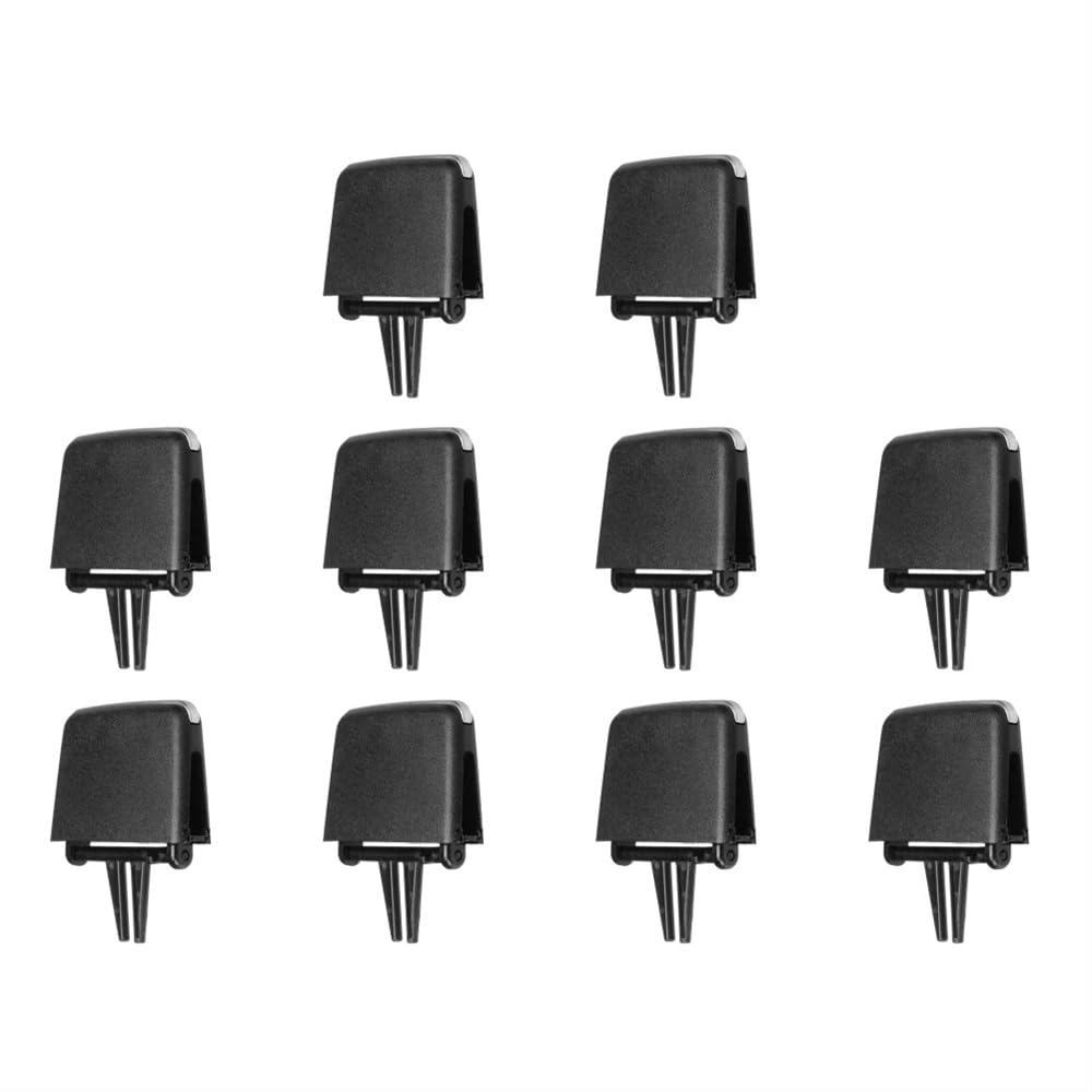 Auto AC Klimaanlage Entlüftung grill Für 3 Serie Für E90 2005-2012 1-10PCS Auto Front A/C Klimaanlage Vent Outlet Tab Clip Reparatur Kit AC Vent Grille Slider Clip(10PCS) von Ylrng