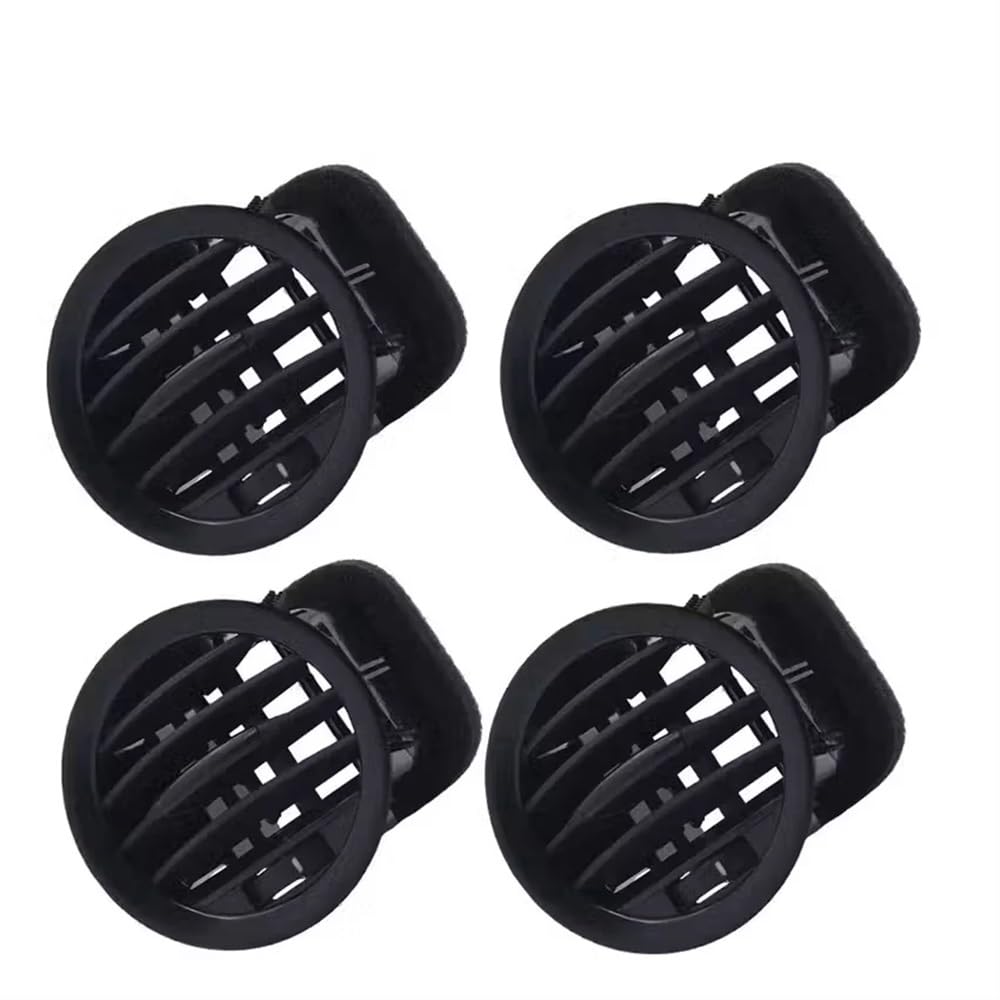 Auto AC Klimaanlage Entlüftung grill Für CORSA D Für MK3 Für Vauxhall 13417363 2201099 A/C Air Vent Abdeckung Outlet Grille AC Front Grille Konsole Vent(4 pcs Black 1) von Ylrng