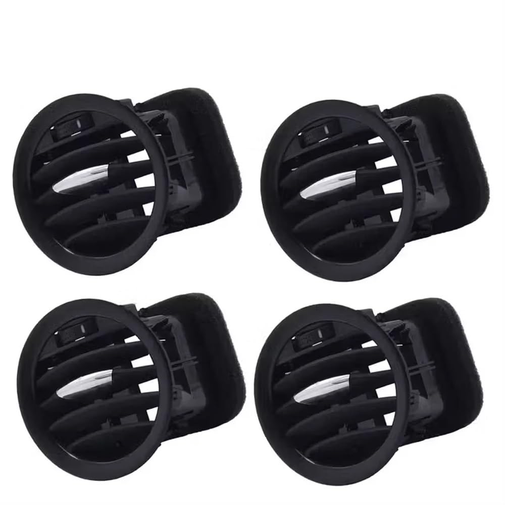 Auto AC Klimaanlage Entlüftung grill Für CORSA D Für MK3 Für Vauxhall 13417363 2201099 A/C Air Vent Abdeckung Outlet Grille AC Front Grille Konsole Vent(4 pcs Black 2) von Ylrng