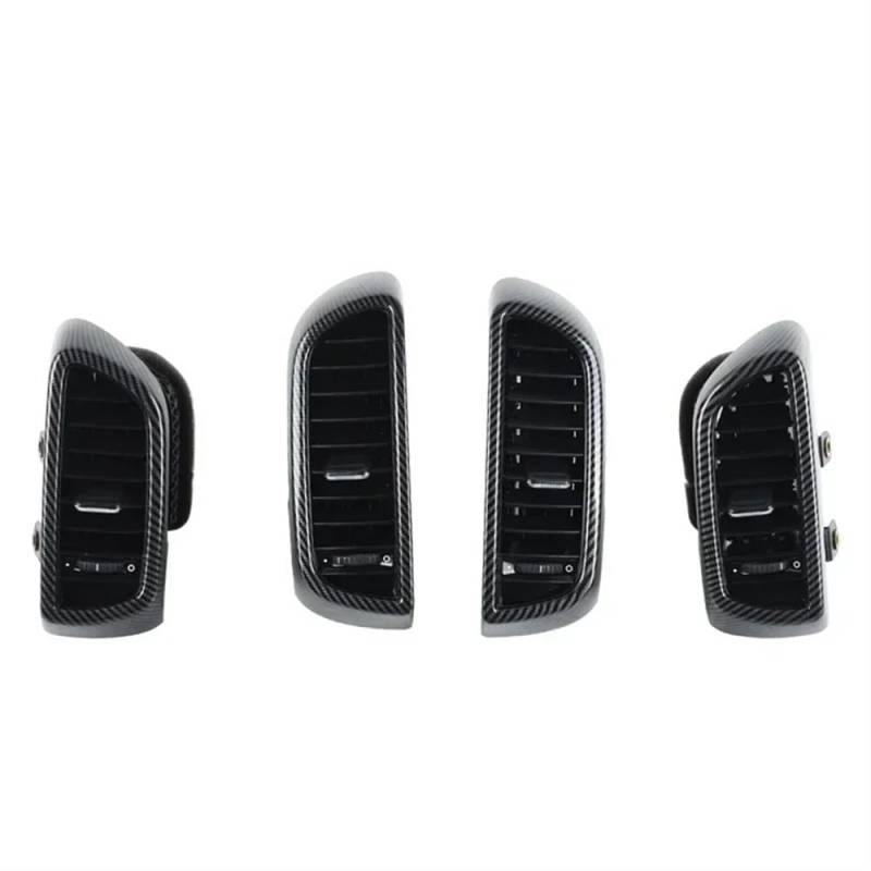 Auto AC Klimaanlage Entlüftung grill Für Cayenne 2011-2017 7P5819703 7P5819704 Carbon Front Klimaanlage A/C Air Vent Outlet Grille Montage Zubehör(Front) von Ylrng