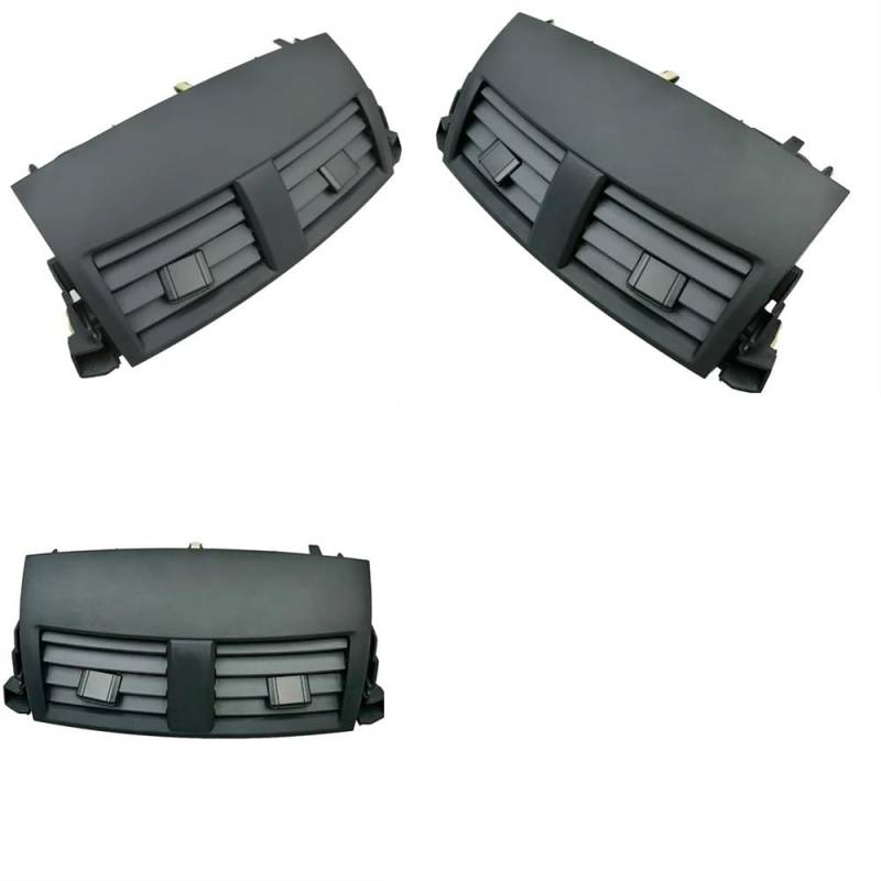 Auto AC Klimaanlage Entlüftung grill Für RAV4 2006 2007 2008 2009 2010 2011 Center Dash A/C Outlet Air Vent Panel Air Outlet Abdeckung Ersatz Zubehör(Black-AIR) von Ylrng