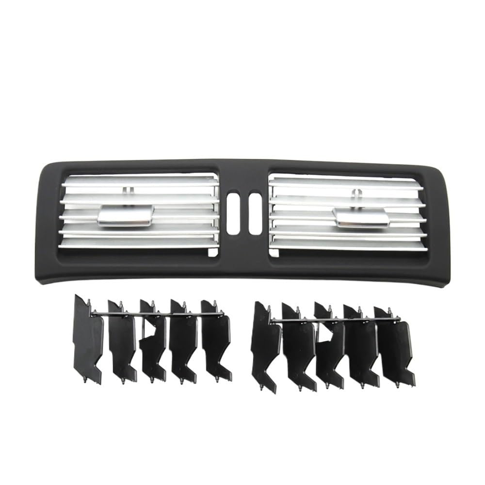 Auto AC Klimaanlage Entlüftung grill Für W251 Für R320 Für R350 Für R400 Für R500 2009-2018 Vorne Hinten Frische Klimaanlage Verchromte AC Vent Outlet Grille Abdeckung(Middle Black) von Ylrng