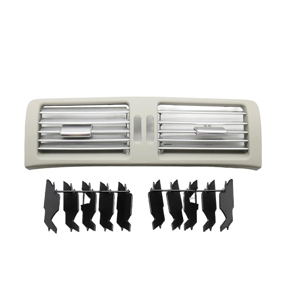 Auto AC Klimaanlage Entlüftung grill Für W251 Für R320 Für R350 Für R400 Für R500 2009-2018 Vorne Hinten Frische Klimaanlage Verchromte AC Vent Outlet Grille Abdeckung(Middle Gray) von Ylrng