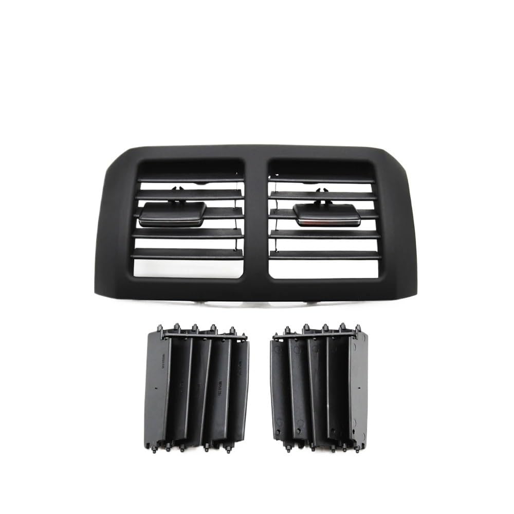 Auto AC Klimaanlage Entlüftung grill Für W251 Für R320 Für R350 Für R400 Für R500 2009-2018 Vorne Hinten Frische Klimaanlage Verchromte AC Vent Outlet Grille Abdeckung(Rear Black) von Ylrng
