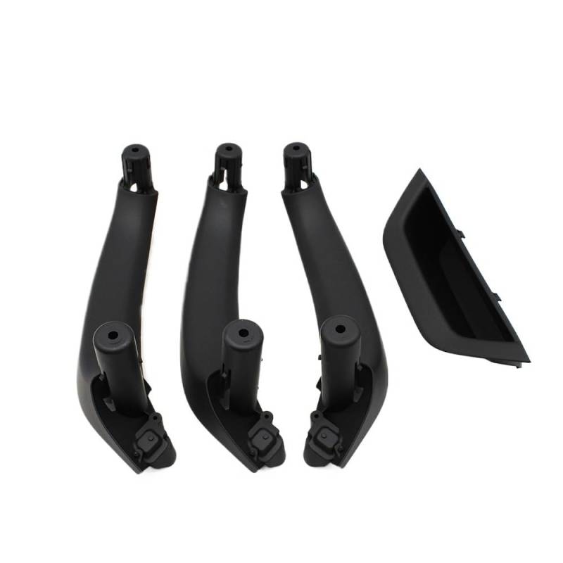 Auto Innen TüRgriff 4-teiliges Set Auto-Innentürgriffabdeckung Innenverkleidung Armlehne Pull Trim Für X3 Für X4 Für F25 Für F26 2010-2016(RHD 4PCS Black) von Ylrng