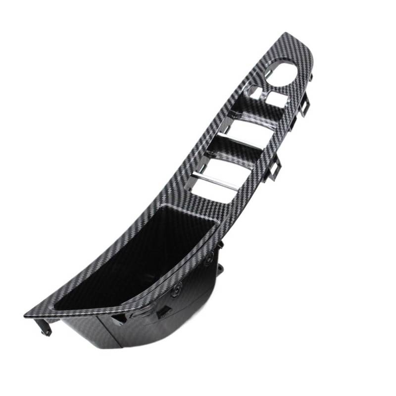 Auto Innen TüRgriff Auto-Innentür-Armlehne Zuggriff Fensterschalter-Abdeckung Verkleidungssatz Für 5er-Serie Für F10 Für F11 Für F18 Für 523 525 2010–2017(LHD driver side) von Ylrng