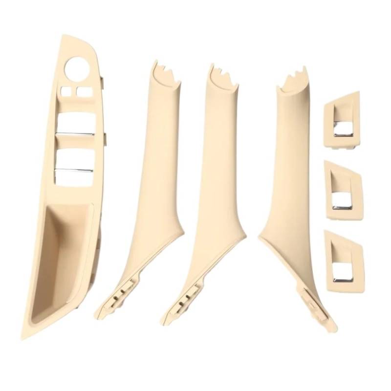 Auto Innen TüRgriff Auto-Innentürgriff-Armlehnenverkleidung Für 5er-Serie Für F10 Für F11 Für 520i Für 523i Für 525i Für 528i Für 530i(Beige LHD) von Ylrng