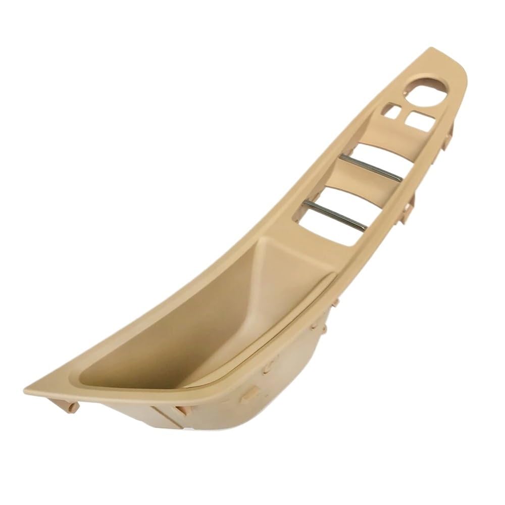 Auto Innen TüRgriff Fensterheber-Türgriffschalterabdeckung, Armlehnen-Türgriffverkleidung Für 5er-Serie Für F10 Für F11 Für 520 523 525 528 530(LHD A Beige) von Ylrng