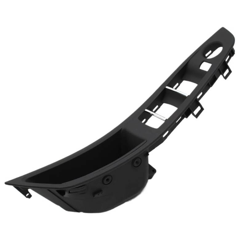 Auto Innen TüRgriff Fensterheber-Türgriffschalterabdeckung, Armlehnen-Türgriffverkleidung Für 5er-Serie Für F10 Für F11 Für 520 523 525 528 530(LHD B Black) von Ylrng