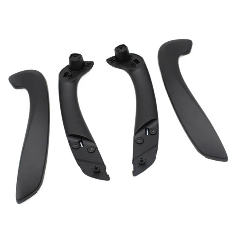Auto Innen TüRgriff Für Megane 3 Für MK3 Für Fluence 2008-2016 Auto Front Interior Türgriff Griff 809540001R 809600007R(Black 4PCS) von Ylrng