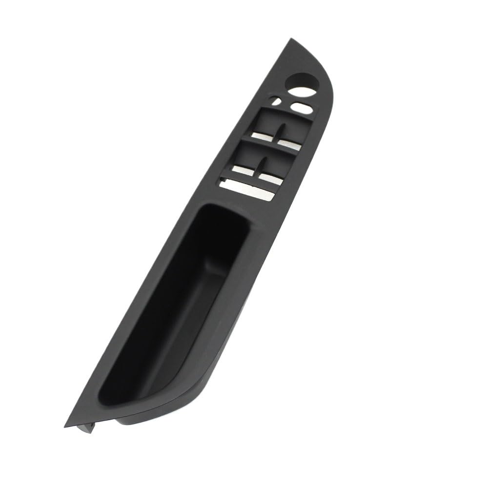 Auto Innen TüRgriff Innenausstattung Auto-Innentürgriffabdeckung Armlehne Fensterschalter Panel Trim 51416983703 Für 5er-Serie Für E60 Für E61 2006-2010(LHD Black) von Ylrng
